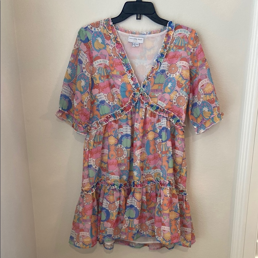 Never Fully Dressed Multicolor Patterned Dress - image 1